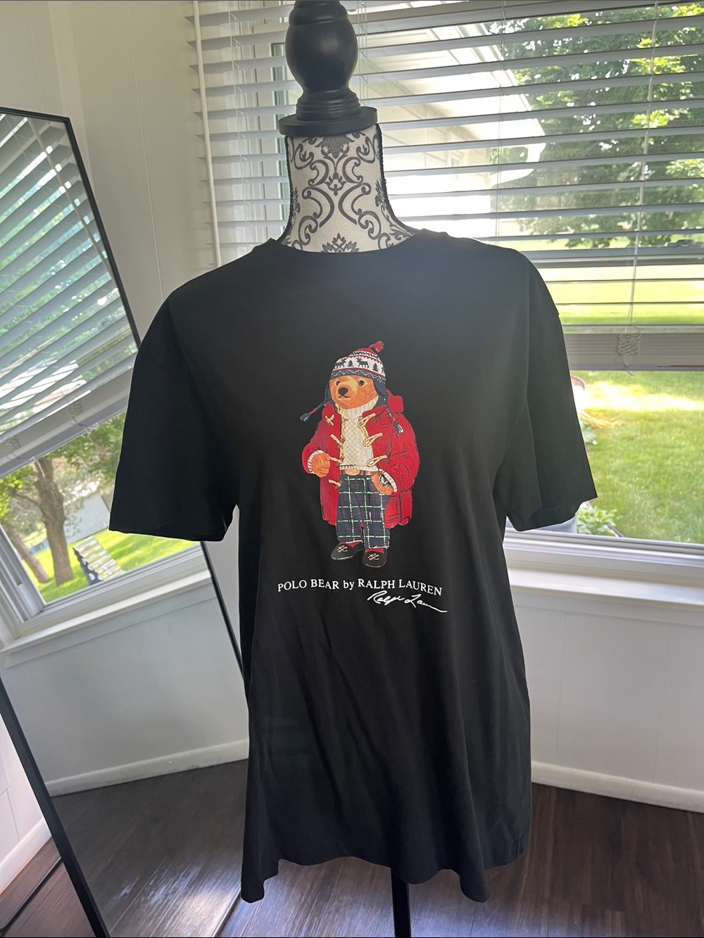 Ralph Lauren Men’s Polo Bear Graphic Tee - Black
